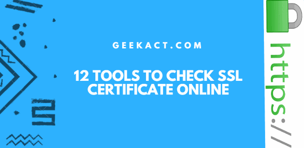 tools to check ssl certificate